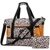 Borsoni da viaggio per le donne Borsone da viaggio per il fine settimana Beige Verde Weekender Grande mano grande Leopard Borse da donna Navy 2023