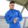 Herren T-Shirts Herren Compression Running T-Shirt Fitness Tight Langarm Sport T-Shirt Training Jogging Shirts Gym Sportswear Quick Dry Pullover 230413