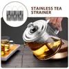 Conjuntos de utensílios de jantar 3 PCs Metal Tea Pot Supplies Infuser para substituição de café em casa