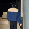 Herrjackor Autumn Vintage Splice Denim Jacket för män Korean Streetwear Fashion Lose Casual Short Spring Jeans Coat Women