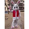 Pâques lapin mascotte Costumes Halloween fantaisie robe de soirée personnage de dessin animé carnaval noël publicité de Pâques fête d'anniversaire Costume tenue