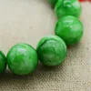 Strand Style Natural Green Cold Jadeite Bransoletka Moda 10 mm koraliki chińskie rzemiosło mężczyźni hurtownia kobiet