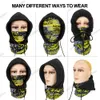 Casquettes de cyclisme Masques 2 pièces hiver coupe-vent moto cagoule masque facial hommes femmes moto vélo masque de ski sport chapeau cou plus chaud masque 231108