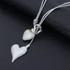 Pendentif Colliers Collier élégant Femmes Déclaration Amour Perle Coeur Forme Dames Bijoux pour Anniversaire Fille Ami Cadeau