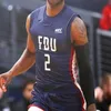 NCAA College Fairleigh Dickinson Knights FDU Basketball Jersey Cameron Tweedy Demetre Roberts Grant Singleton Ansley Almonor Joe Munden Jr. Heru Bligen Laute