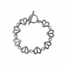 Niche -ontwerppaar Love Chain Splice armband met titanium staal één knop retro oude ins mode -accessoires sieraden