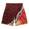 Shorts masculinos polinésio tribal fijian totem tatuagem fiji imprime verão de alta qualidade casual praia marca basquete