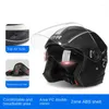 Motorcycle Helmets Dual-lens Helmet Crash Winter Models Men And Women Electric Car Anti-fog Removable Ear Liner