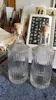 Bar Tools 500ml DiamondShaped Small Wine Bottle with Cork Stripes Whiskey Brandy Vodka Shochu Fruit Hip Flask Decanter 231113