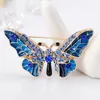 émail papillon broche bijoux papillon en forme de strass broches Corsage broches mode femmes bijoux