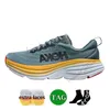 Hoka Shoes Bondi 8 Clifton 8 9 Running Sneakers Hokas One Kawana Sports Runner Absock Shock Cloud Mesh Dhgate Platform Designer Shoe Size 47