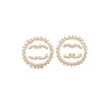 Luxus 18K Gold Plated Designer Stud Ohrring für elegante Frauen Doppelbrief Designer Camellia Schmuck Hochzeitsfestival Party Geschenk 20Style