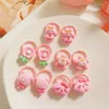 Hair Accessories Children 20Pcs/Lot Cartoon Cute Flower Rubber Rope Durable Elastic Band Small Thumb Circle Girls Headdress