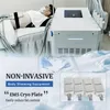 Nicht-Vakuum Professionelle EMS 8 Kryoplatte Kryolipolyse Schlankheitsmaschine Cellulite Entfernung Fett Einfrieren Ganzkörperform SPA Home Beauty Maschine