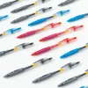 Ballpoint stylos 05mm Ensemble de gel rétractable Encre BlackRedBlue pour écrire des recharges accessoires de bureau fournit des fournitures scolaires 231113