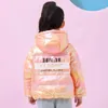 Manteau en duvet printemps-automne pour filles, veste à capuche pour enfants, manteaux sans lavage pour garçons, vêtements d'extérieur colorés de Style étranger pour enfants de 1 à 8 ans