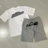 312 928 613s T-shirt da uomo T-shirt estive da uomo London Shooter Trapstar Abito corto Famoso designer ricamato Grande icona Camicia Coppia con cappuccio Giacca Piumino Avanzato de