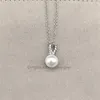 Box Chain Designer Luxury Halsband Classic Women Silver-Plated Jewelry Gift Dy Pearl Necklace 18K Gold