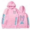 Heren Hoodies Sweatshirts Hoodie Heren Mode Hoodie Dames Sweats Heren Hoodies Hip Hop Konijn Sweatshirt Jongensjassen Herenkleding RapperL231017