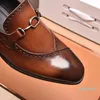 topkwaliteit casual schoenen mix 2022 modellen Italiaanse luxe jurk ontwerper Leer Top Leather Wedding Party Men Suede mode loafers Heel Shoess Maat 38-45