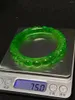 Bangle High Natural Myanmar Jadeite Armband Exquisite Imperial Green Carved Retro-Archaic Mönster Grace Princess Jewelry