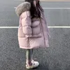 Coat Winter Down Cotton Jacket Girls Waterproof Hooded Coat Children Outerwear Clothing Clothes Kids Parka Snowsuit 231110