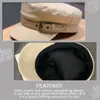 Berets Gatsby Cap Vintage Hats Мужчина Женская модная пряжка Beret Зимнее повседневное осень осень