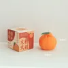 10Pcs Cute Orange Fruit Scented Candles Candle Soy Wax Aromatherapy Candle Relax Birthday Gifts Inventory Wholesale