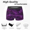 Underpants Classic Camouflage Underwear Purple Pattern Pouch Quality Boxer Shorts Printed Briefs Comfortable Men Panties Plus Size