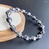 Strand Wholesale Terahertz Bracelets En Pierre Naturelle Perles De Lanterne Bracelet D'énergie Sain Pour Les Femmes Hommes Bijoux En Cristal JoursNeige