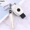 Key Rings Car Key Case Cover Shell Fob For Mercedes Benz A C E GL S GLA GLK CLS Class AMG W205 W212 W463 W176 X166 Keychain Accessories J230413