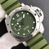 Paneraii Paneria Factory Designer zegarek luksusowy zegarek szafirowe lustro automatyczne przemieszczanie się panerai rozmiar 44 mm Cowhide Pasp xu7d