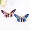 Email Butterfly broche sieraden vlinder gevormde strass broches corsage pins mode dames sieraden