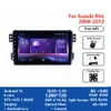 Android System HD Touch Vídeo para Suzuki Ritz 2008-2012 CarPlay sem fio embutido de Multimedia Player 2Din, Android Auto, WiFi, Bt