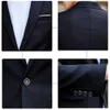 Ternos masculinos blazers terno masculino de duas peças vestido de negócios profissional pequeno oeste decoração corpo formal elegante botões bolsos blazer vestido de casamento 231113