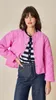 Trench da donna elegante giacca in cotone rosa dolce per le donne moda O collo monopetto cappotto a maniche lunghe 2023 autunno casual spesso
