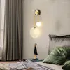 Wandlampen Moderner Stil Antike Badezimmerbeleuchtung Led-Applikation Holzscheibe Wohnzimmer Dekoration Zubehör
