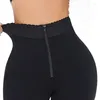 Women's Shapers 6XL Lace Front Zipper Safety Shorts High Waist Abdominal Stretch Boxer Slim Fit Hip Lifting Abdomen Panties