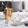 Tumblers Light Luxury Frosted White Crystal Champagne Coupes Matte Senior Restaurant Banquet Wine Glass Wedding Toast Goblet Aperitif Cup 230413