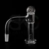 Clou à quartz à bord biseauté XL Terp Slurper entièrement fondu avec ensemble de marbre Dichro en verre pour conduite d'eau Dab Rigs