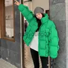 Damen Leder Kunstleder 2023 New Snow Wear Mantel Frauen Parkas Daunenjacke aus Baumwolle Warme weibliche lässige lose Winterjacken gepolsterte Puffer Parka Oberbekleidung J231113