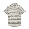 Men's Dress Shirts England Style Soft Cotton Fashion Single Patch Pocket Long Sleeve Standard-fit Button-down Man Casual Striped Shirt