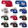 Mix zamów designerki sportowe kapelusze czapki wszystkie drużyny logo dla dorosłych bawełniane baseballowe snapbacki haft haft bawełniane futbolowe czapki hip hop hokey hokej na flex czapkę czapkę z czapek