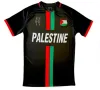 24/25 hot football jerseys Palestino Multiple styles Deportivo free Palestine JIMENEZ BENITEZ CORTES Black Center Stripe Football Shirt War Justice March PRE SHIRT