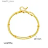 Fußkettchen 316L Edelstahl Gold Farbe Doppelschicht Fußkettchen Für Frauen Mädchen Neue Trend Bein Kette Wasserdicht Schmuck Geschenk Dropshipping Q231113