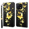 Samsung S23 Ultra artı A14 5G A54 A24 A34 Xiaomi 13 Mi13 Pro Dantel Kelebek Çiçek Panda Kuş Flip Cover Cartoon Wolf Stand Tutucu Toros