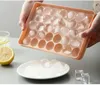 Round Ice Cube Tray Ice Ball Maker Tools Mold voor vriezer, Mini Circle Ice-Cube Tray Making 1 in X 33pcs Sphere Ice-Chilling Cocktail Whisky Tea Coffee