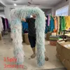 Other Event Party Supplies 3 Meters Natural Ostrich feathers boa 10 15 20 25 30ply thick Fluffy Feather Scarf for Luxury Dress Decoration Trimming 231113