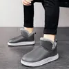 Boots For Men 2023 Winter Warm Short Plush Platform Man Comfort Cotton Waterproof Flat With Snow Male Ankle Large Size
