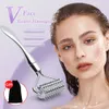 Face Care Devices Stainless Steel Pointed Roller Spatula Massage Ball Stone Massager face lifting Neck Beauty Skin Tool 231113